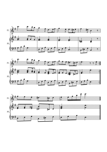 Greensleeves Flute And Piano Page 2