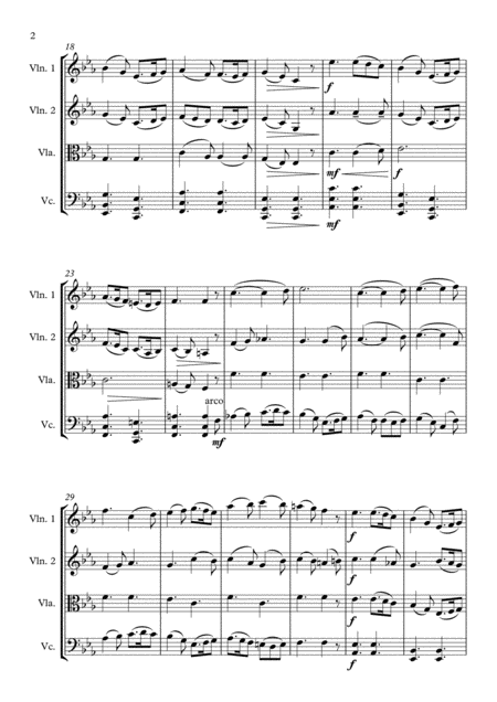 Greensleeves String Quartet Page 2