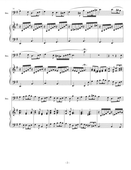 Greensleeves What Child Is This For Bassoon And Piano Page 2