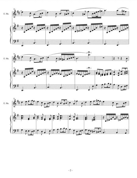 Greensleeves What Child Is This For English Horn And Piano Page 2