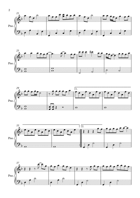 Grenade By Bruno Mars Easy Piano Page 2