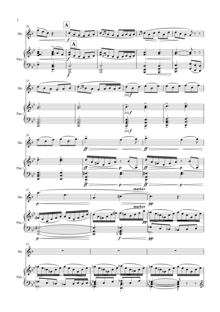 Grieg 1 Morning Peer Gynt Suite No 1 Horn And Piano Page 2