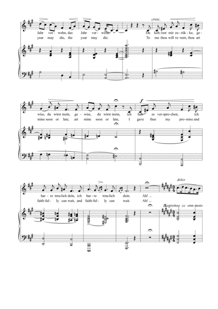 Grieg Solveigs Song For Voice And Piano Page 2