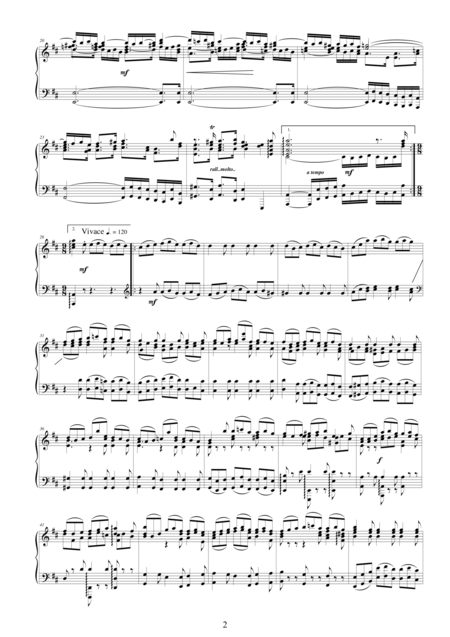 Guide Me O Thou Great Jehovah W O God Our Help In Ages Past Adv Piano Solo In The Style Of Rachmaninoff Page 2