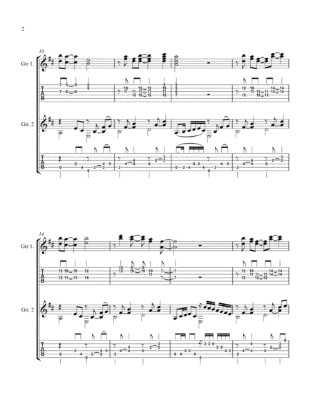 Guitar Duet Or Ensemble Guitar Add 9 Duet Page 2