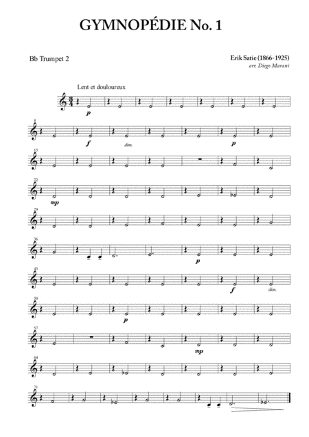 Gymnopdie No 1 For Brass Quintet Page 2