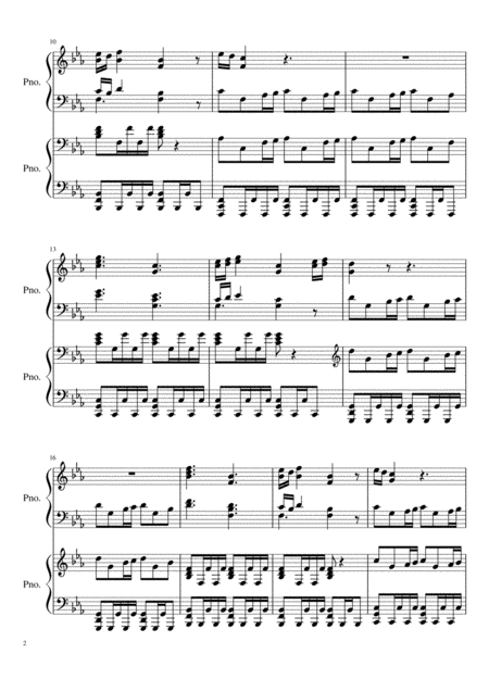Gymnopedie No 2 By Erik Satie Piano Solo Page 2