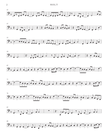 H O L Y Cello Page 2