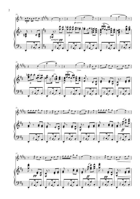 Habanera From Carmen Arranged For Alto Saxophone And Piano Page 2