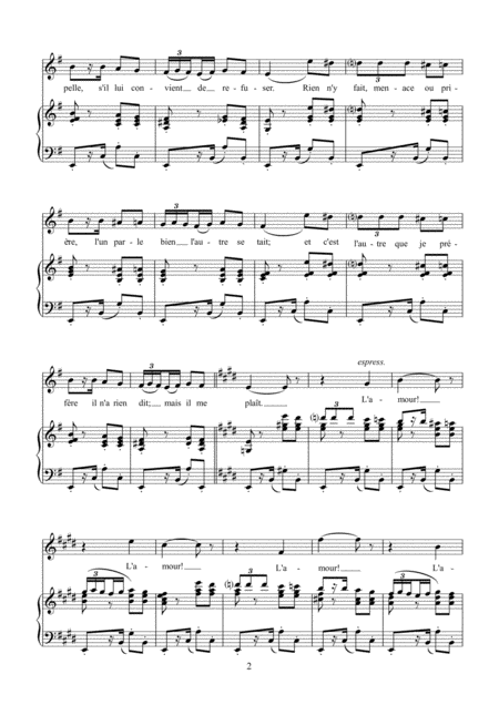 Habanera Piano Voice Page 2