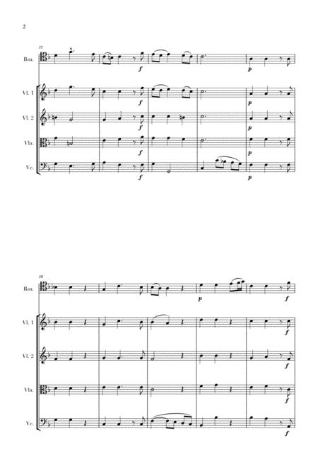Haendel Lascia Ch Io Pianga For Bassoon And String Quartet Page 2
