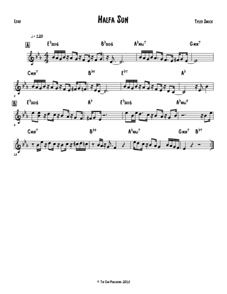 Halfa Sun For Steel Band Lead Sheet Arrangement Page 2