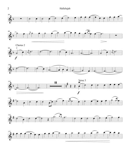 Hallelujah By Leonard Cohen Easy Violin Solo Page 2