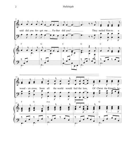 Hallelujah Easter Version Page 2