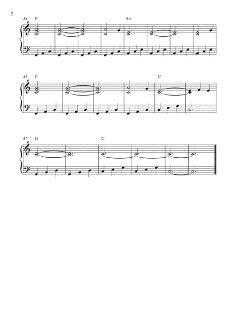 Hallelujah Easy Piano 2 Arrangements Page 2