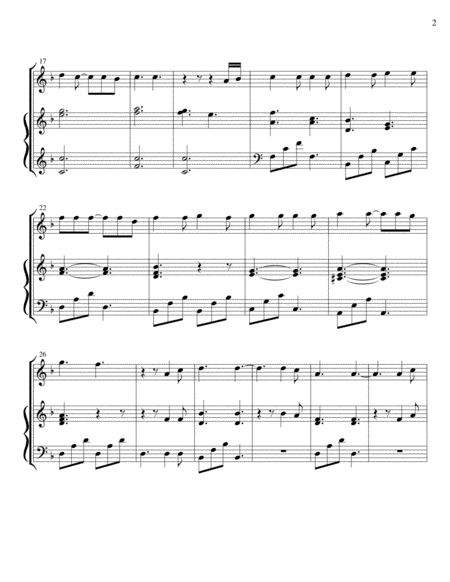 Hallelujah For Alto Recorder And Piano Page 2