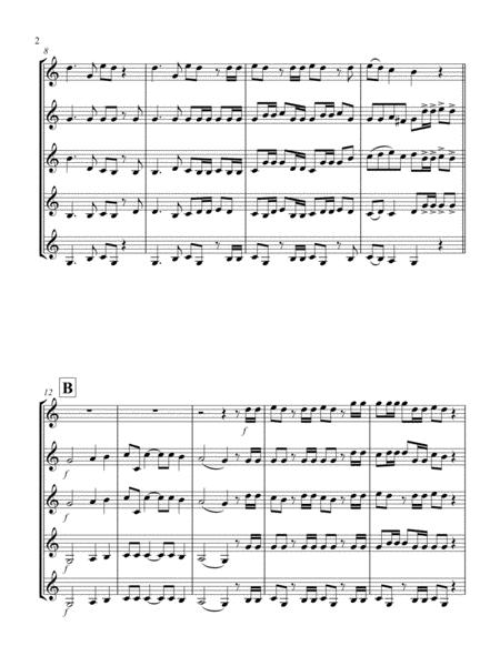 Hallelujah From Messiah Bb Euphonium Quintet Treble Clef Page 2