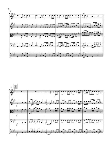 Hallelujah From Messiah Bb String Quintet Page 2