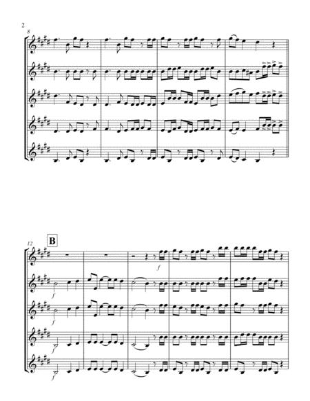 Hallelujah From Messiah D Clarinet Quintet Page 2