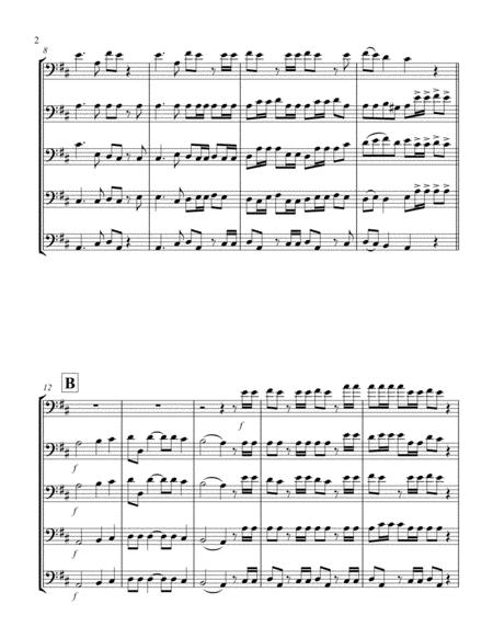 Hallelujah From Messiah D Trombone Quintet Page 2