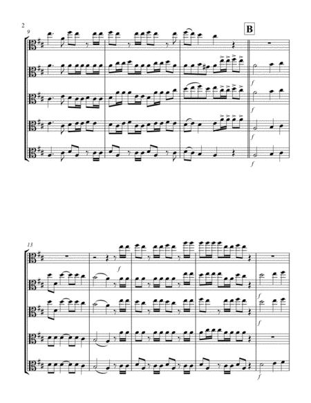 Hallelujah From Messiah D Viola Quintet Page 2