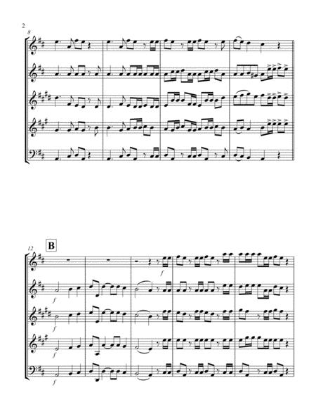 Hallelujah From Messiah D Woodwind Quintet Page 2