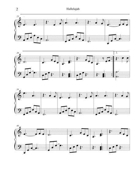 Hallelujah Lever Harp Page 2