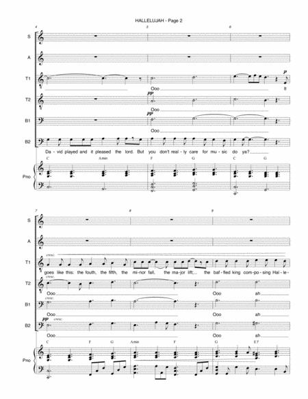 Hallelujah Sattbb And Piano Page 2