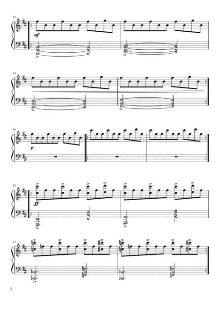 Halloween Theme Piano Solo Page 2