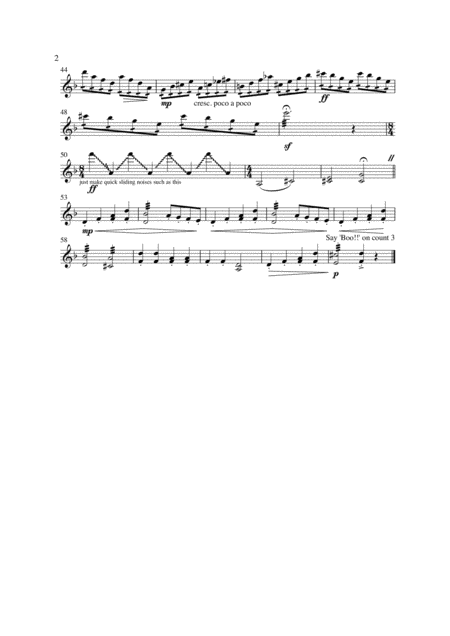 Halloween Vivaldi Style Violin Solo For Violin Solo Page 2