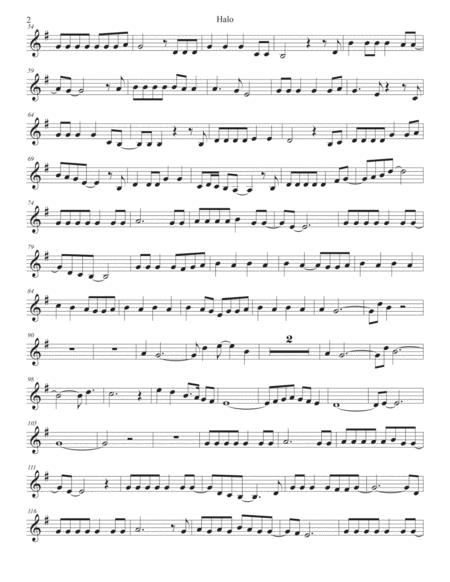 Halo Clarinet Page 2