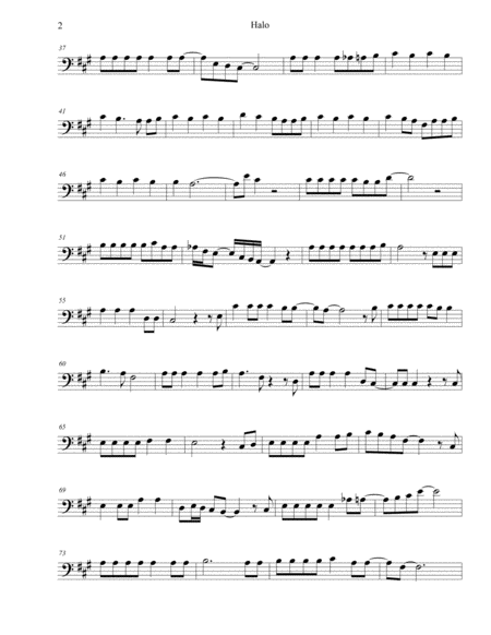 Halo Original Key Euphonium Page 2