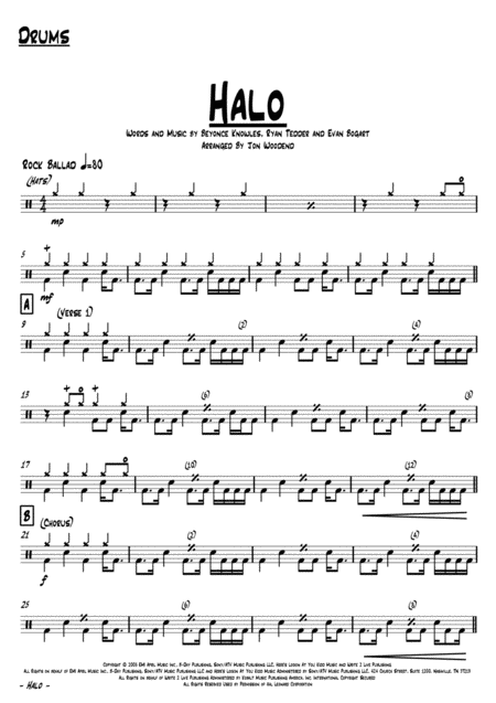 Halo Rhythm Section Chart Page 2