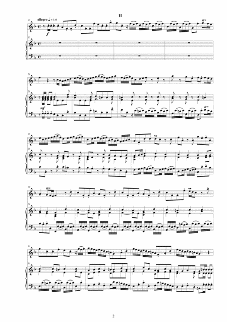 Handel Flute Sonata No 5 In F Major Hwv 363 Op 1 For Flute And Cembalo Or Piano Page 2