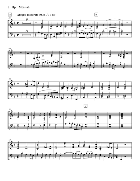 Handels Messiah Selections For Clarinet Duet Page 2