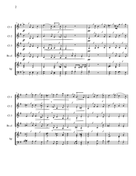 Handels Messiah Selections For Clarinet Quartet Page 2