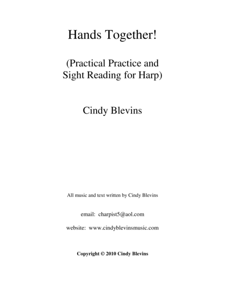 Hands Together Practical Practice And Sight Reading For Harp Page 2