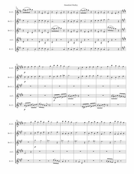 Hanukkah Medley For Clarinet Quintet Page 2