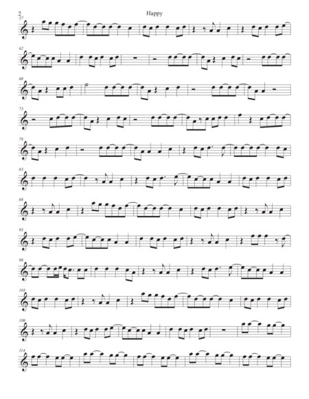 Happy Easy Key Of C Oboe Page 2