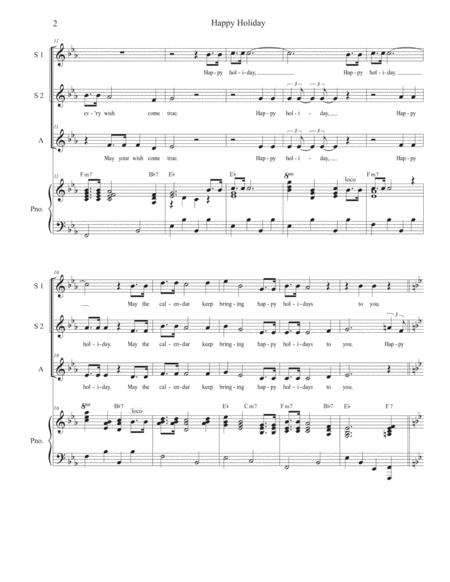 Happy Holiday Vocal Trio Ssa Page 2