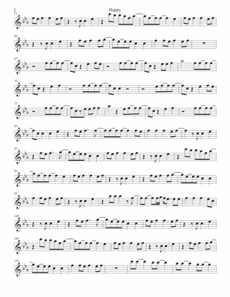 Happy Original Key Violin Page 2