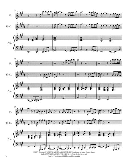 Happy Xmas War Is Over For Flute Clarinet Piano Page 2