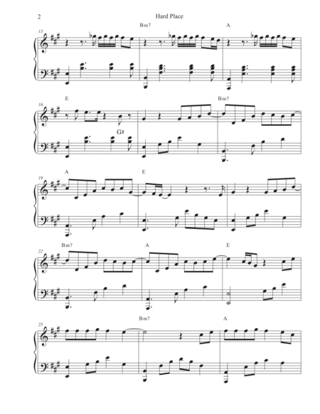 Hard Place H E R For Solo Harp Page 2