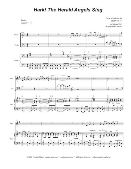 Hark The Herald Angels Sing Duet For Violin And Cello Page 2