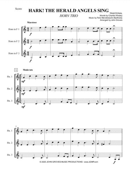 Hark The Herald Angels Sing Horn Trio Page 2