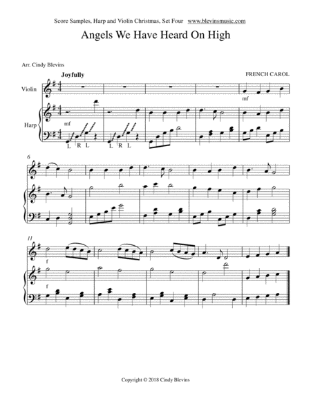 Harp And Violin For Christmas Set Four Page 2