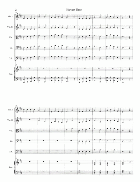 Harvest Time String Orchestra Set Page 2