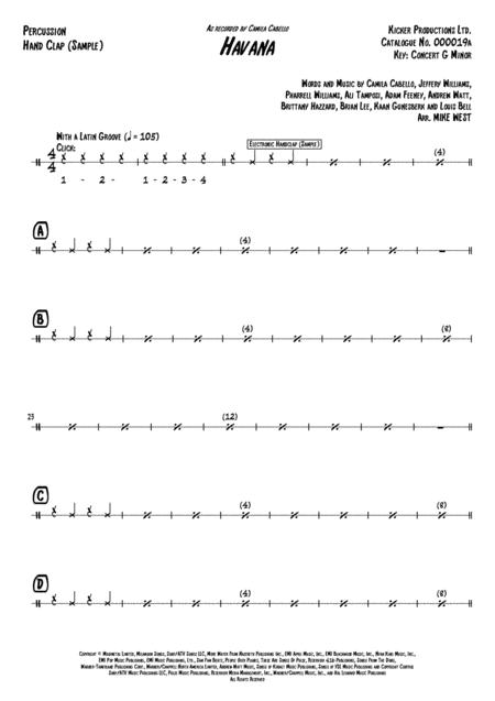 Havana Percussion Page 2