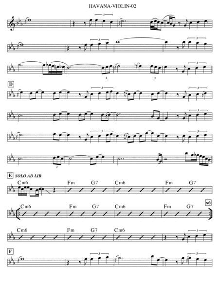 Havana Violin Page 2