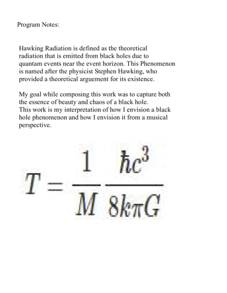 Hawking Radiation Page 2